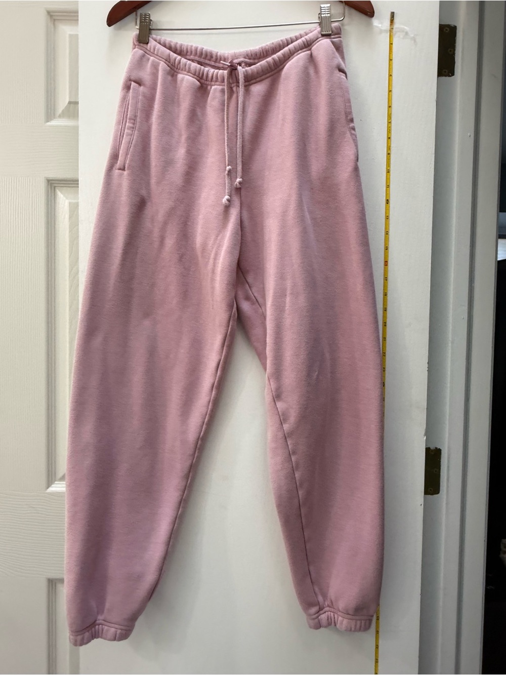 SKIMS Light Pink Fleece Jogger Sweatpants